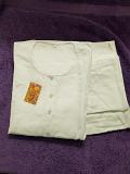 Men's White Cotton Kurta Pajama Set Assorted Size #4561101